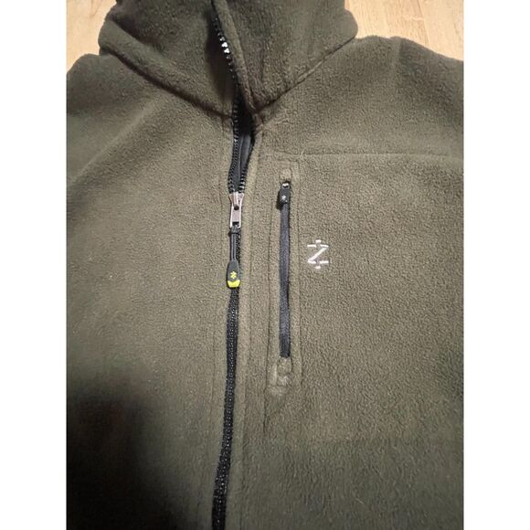 Izod Olive Fleece Vest Men’s Large – Great Layering Piece - Picture 4 of 10